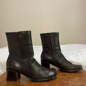 Vintage 90s Square Toe Boots